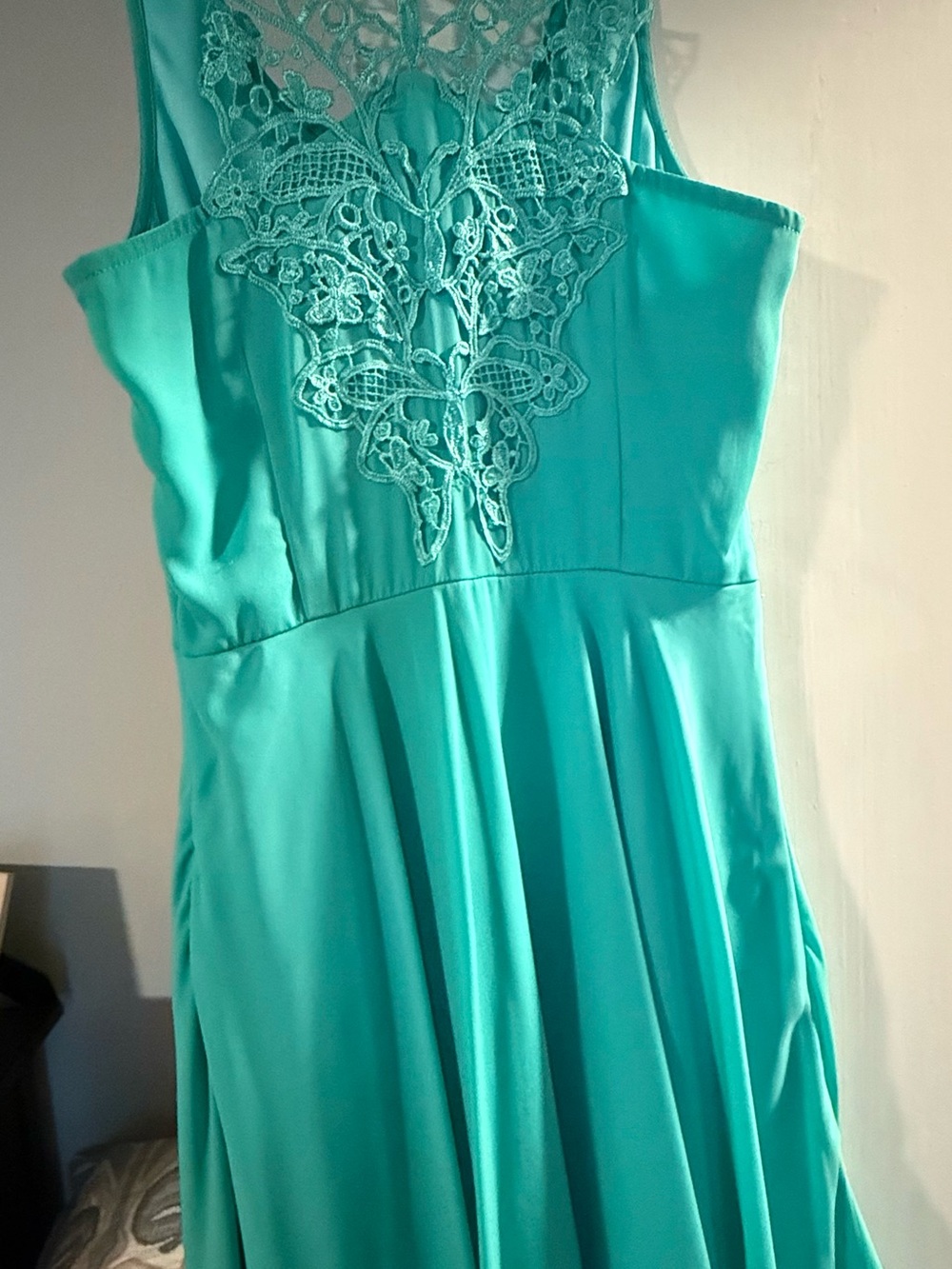 Turquoise dress
